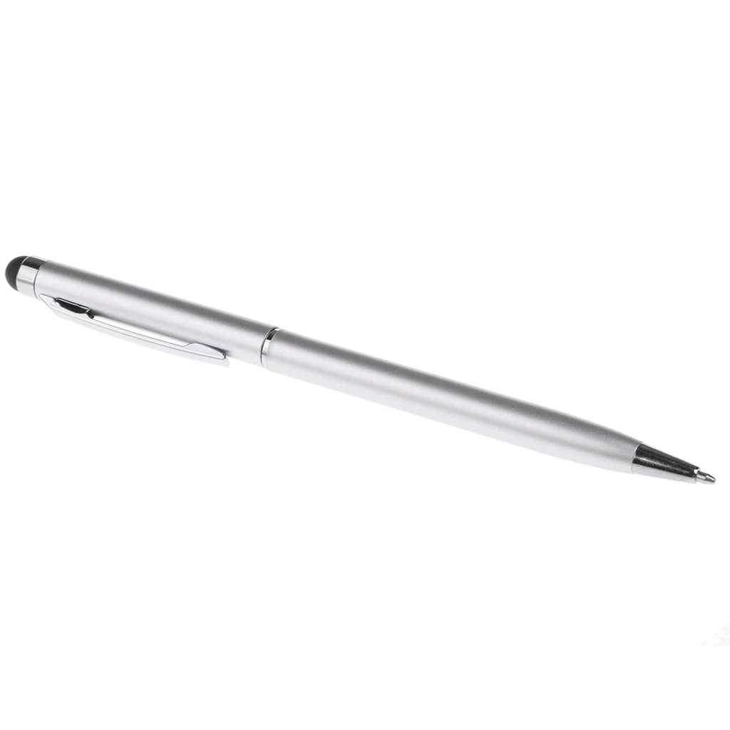 2 Pieces Capacitive Touch Screen Stylus Pen For Phone Tablet PC Gold+Silver