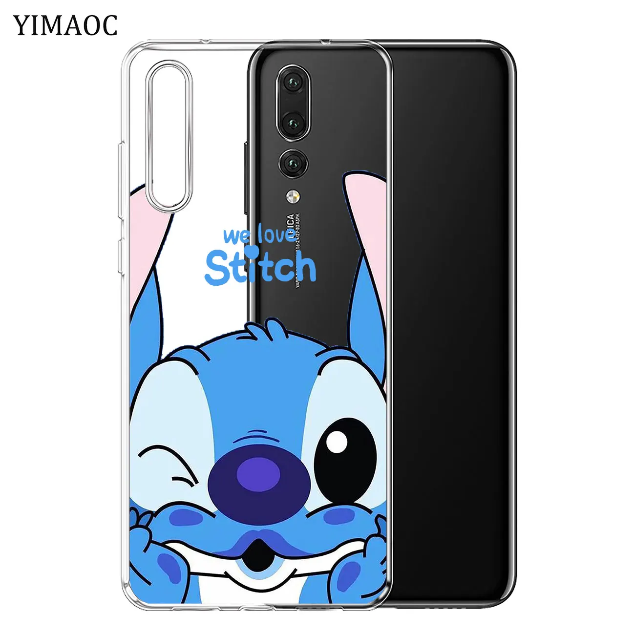 YIMAOC Lilo& Stitch Мягкий Силиконовый ТПУ чехол для телефона для huawei P30 P20 Pro P10 P8 P9 Lite P smart Z чехол