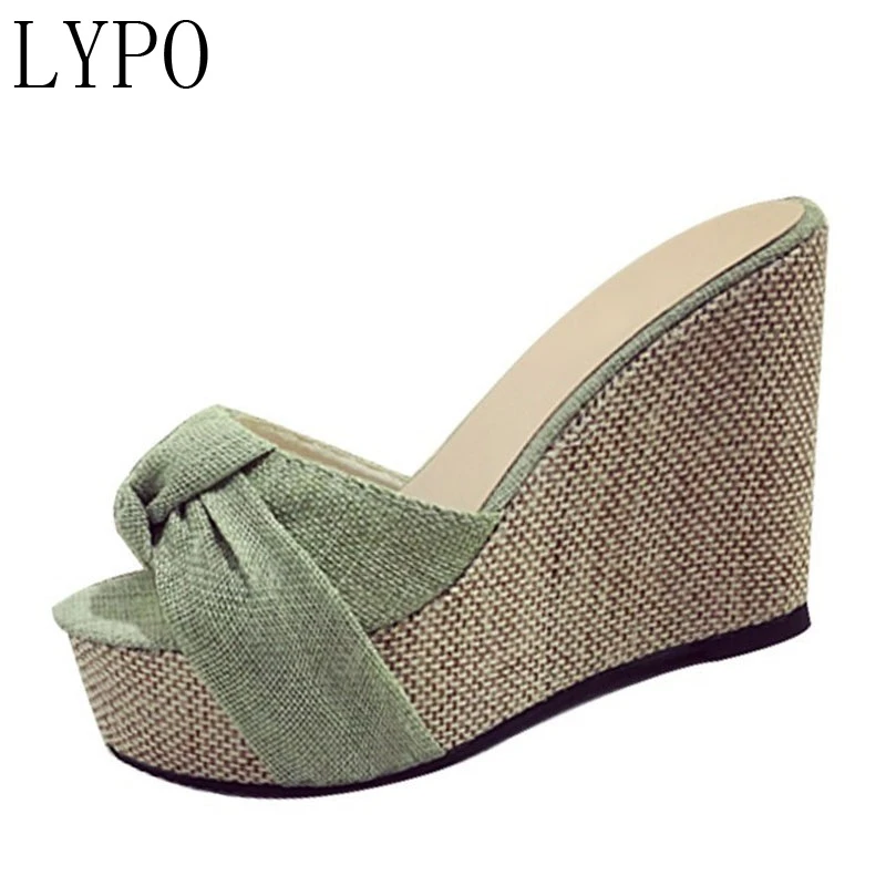 sandalias cunha 2018