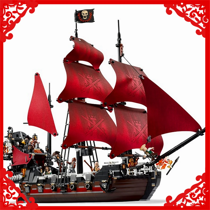 

1151Pcs Building Block Compatible Legoe Toys Caribbean Pirates Queen Anne's Revenge LEPIN 16009 Brinquedos Gift For Children