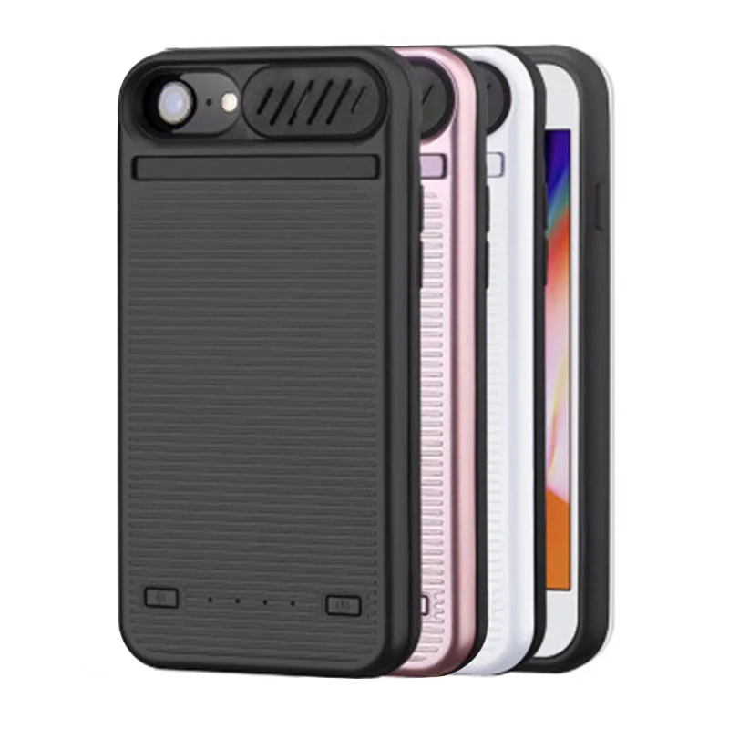 

Large 5800mAh Phone Batteria Charger Case For iPhone 6 6s 7 8 Plus External Battery Charging Cover Power Bank Built-in Speaker