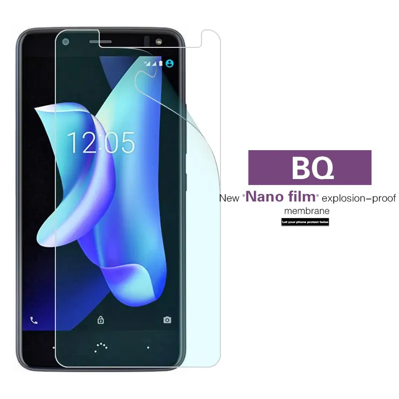 

Premium Explosion-proof Nano Soft Film For BQ Aquaris V Plus AQVP V AQV Waterproof Plastic Films Cover Potection Guard Shell