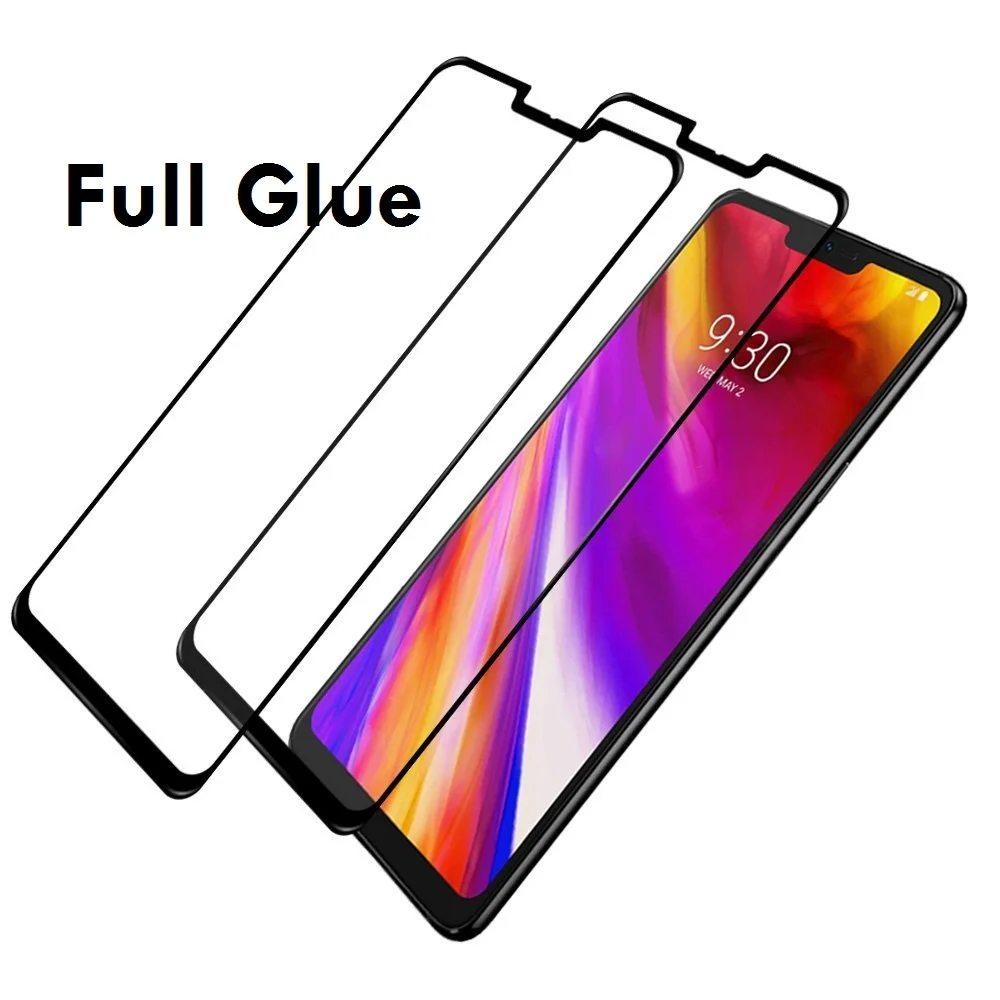 3D Full Adhesive Tempered Glass For LG G7 ThinQ Case Friendly Full Glue