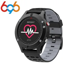 696 100 Original No 1 F5 GPS Smart watch Altimeter Barometer Thermometer Bluetooth 4 2 Smartwatch