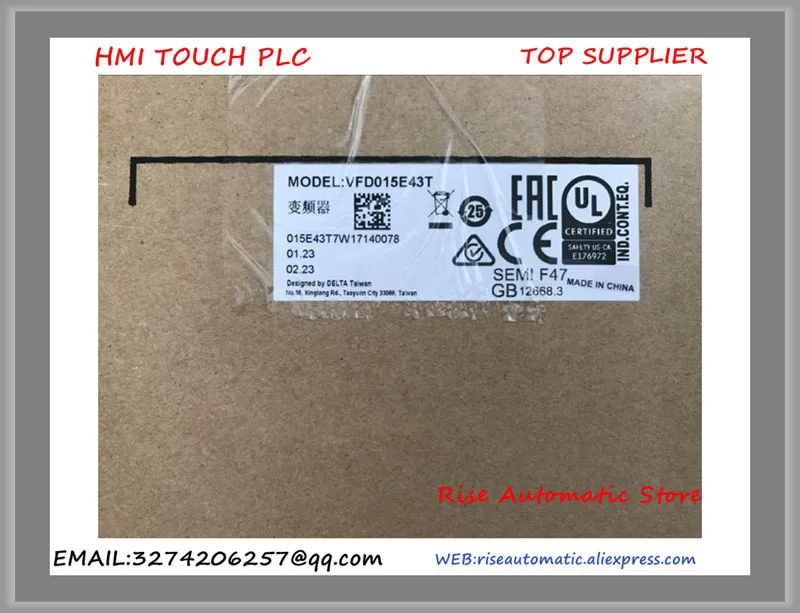 

new original boxed VFD015E43T VFD-E series inverter with PLC function 380V 1.5KW