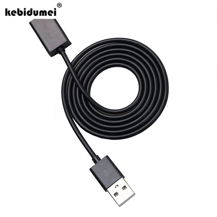 

kebidumei 1pcs USB 2.0 Extension Cable Adapter Connector 50cm 100cm Male to Female Data Sync Cord Cable Cord Wire For PC Laptop