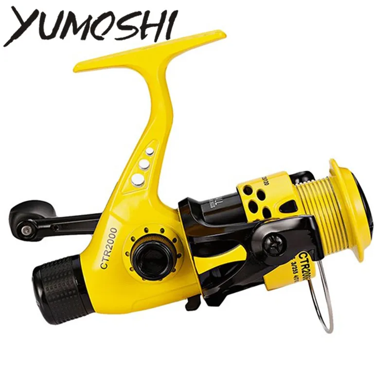 YUMOSHI 12BB Рыболовная катушка CTR2000-7000 5,5: 1 Складная рукоятка коромысло Катушка для спиннинга легкая задняя тянущаяся катушка рыбные спиннинговые колеса