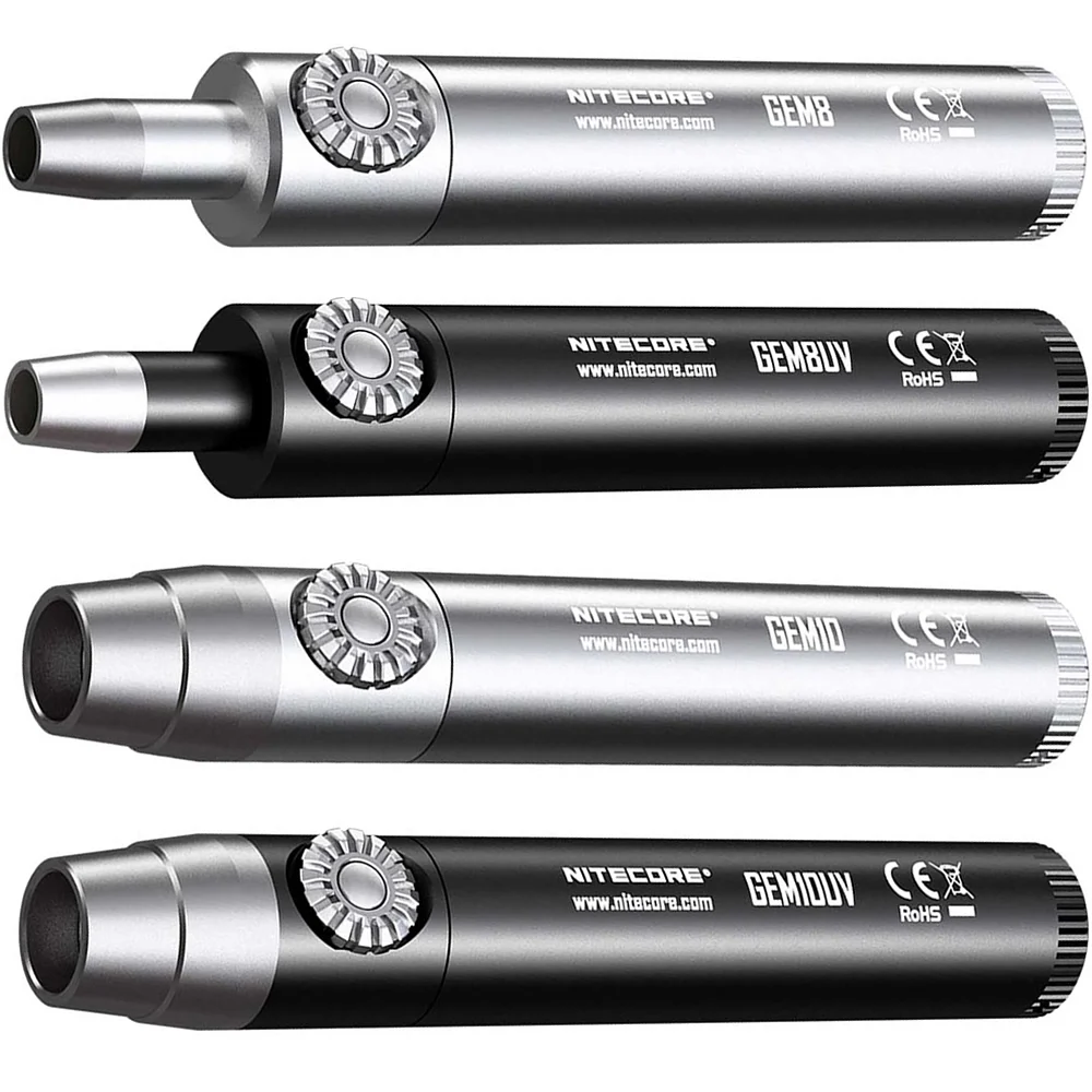NITECORE GEM8 GEM8UV GEM10 GEM10UV Jeweler Light  800LM CREE XP-L HI V3 LED flashlight Torch Without 18650 Battery Free Shipping