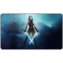 Звездные войны плеймат: Ahsoka Tano игровой мат коллекционная карточка игры игровой коврик 60 см x 35 см (24 "x 14") Размер