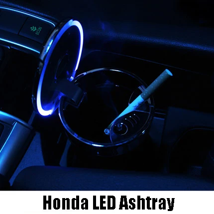 LED cendrier пепельница для 10th Honda Civic Mercedes автомобиль-Стайлинг Чехлы для мангала модификации Автомобильный Интерьер световой автомобиль Интимные аксессуары