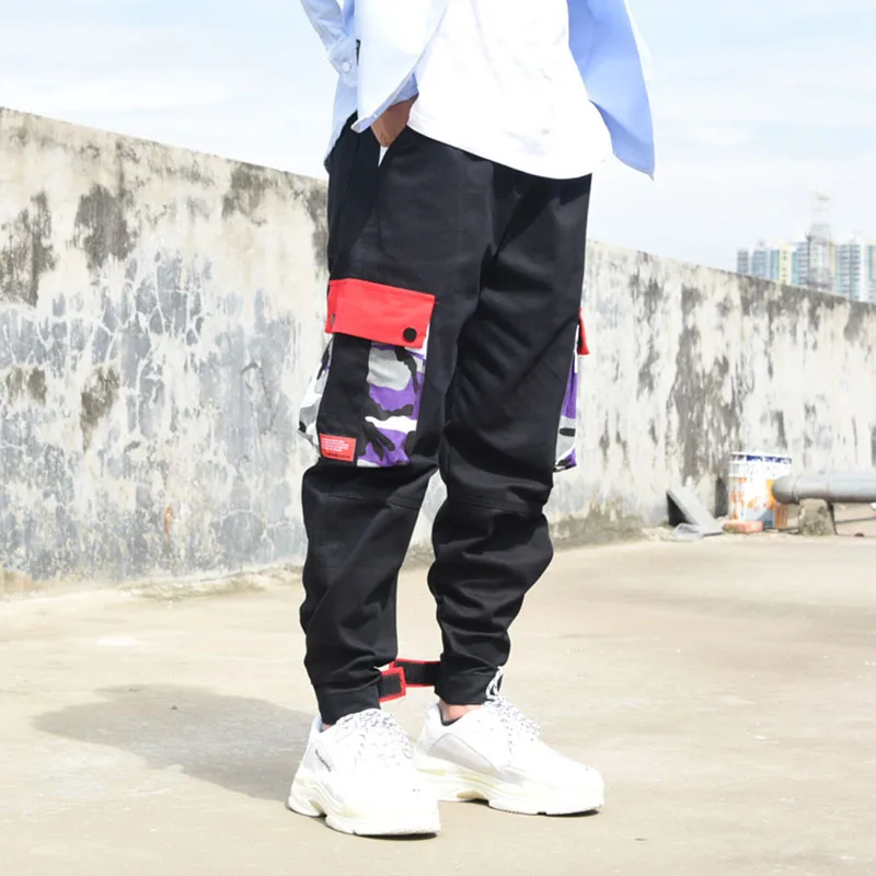 Harem Cargo Pants Men Joggers Big Size  (2)