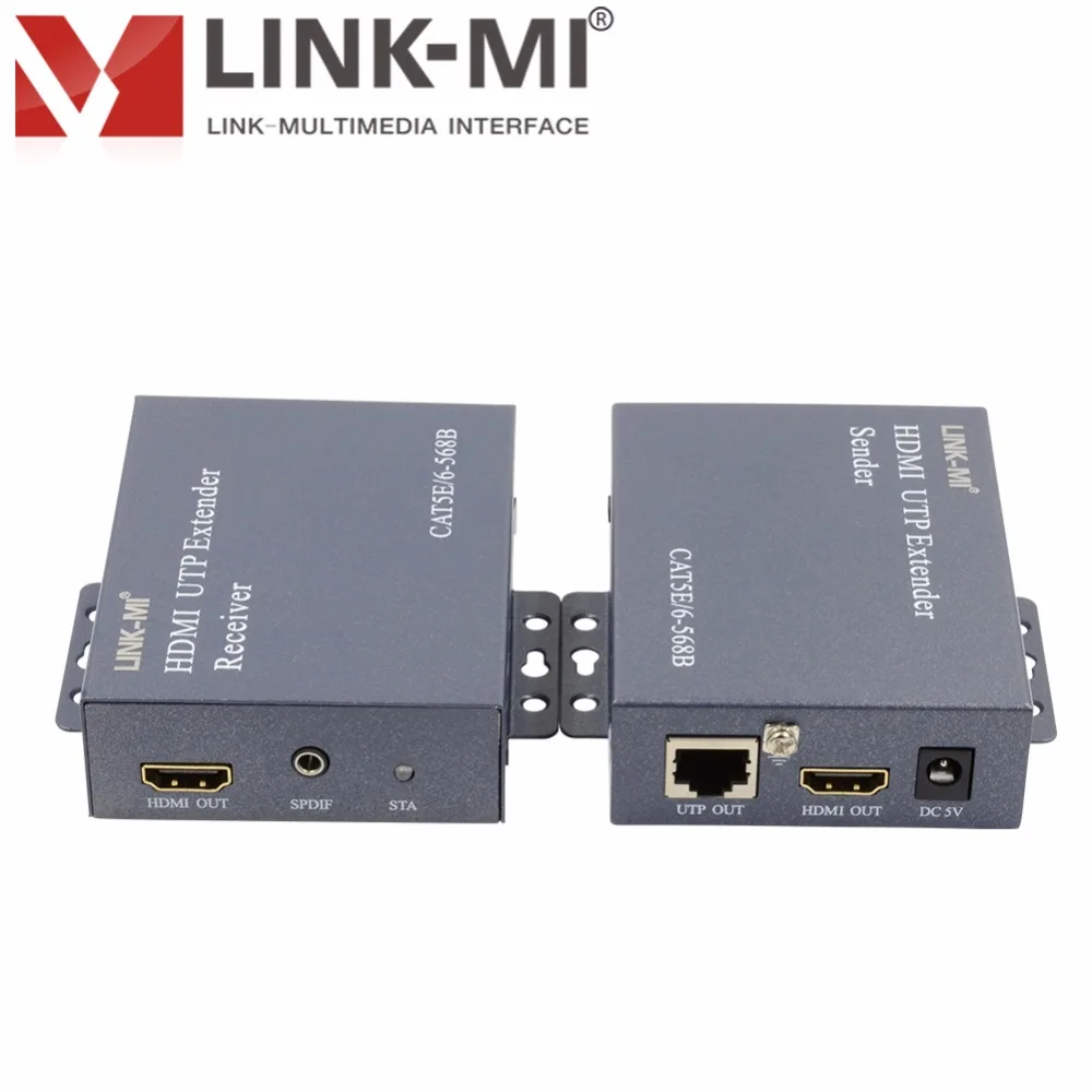 LINK MI Audio and video HDMI Extender 100M 200M RJ45 Cable Cat5e Cat6 Above Extender Sender