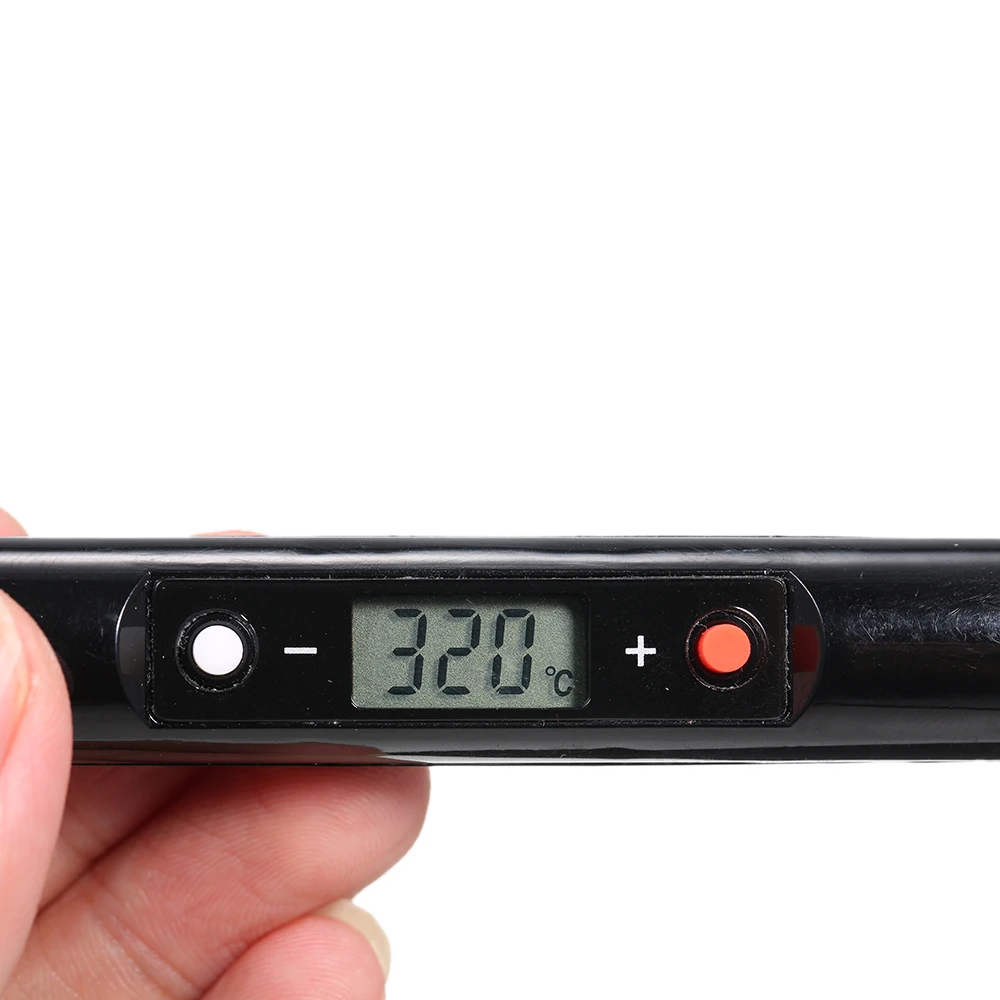 936H lcd цифровой термостат регулируемый Электрический паяльник Мини паяльная станция Красный Черный ЕС Тип сварочный инструмент