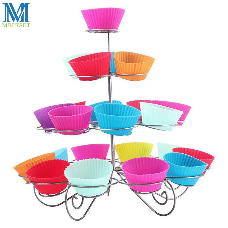 Buy 4 Tier 23 Muffin Cups Birthday Cupcake Stand