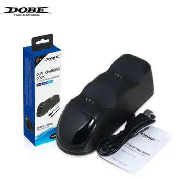 

DOBE PS4/PS4 Slim/PS4 PRO USB Controller Charger Playstation Games Accessories PS4 Controller Charger LED Lndicator Dock Station