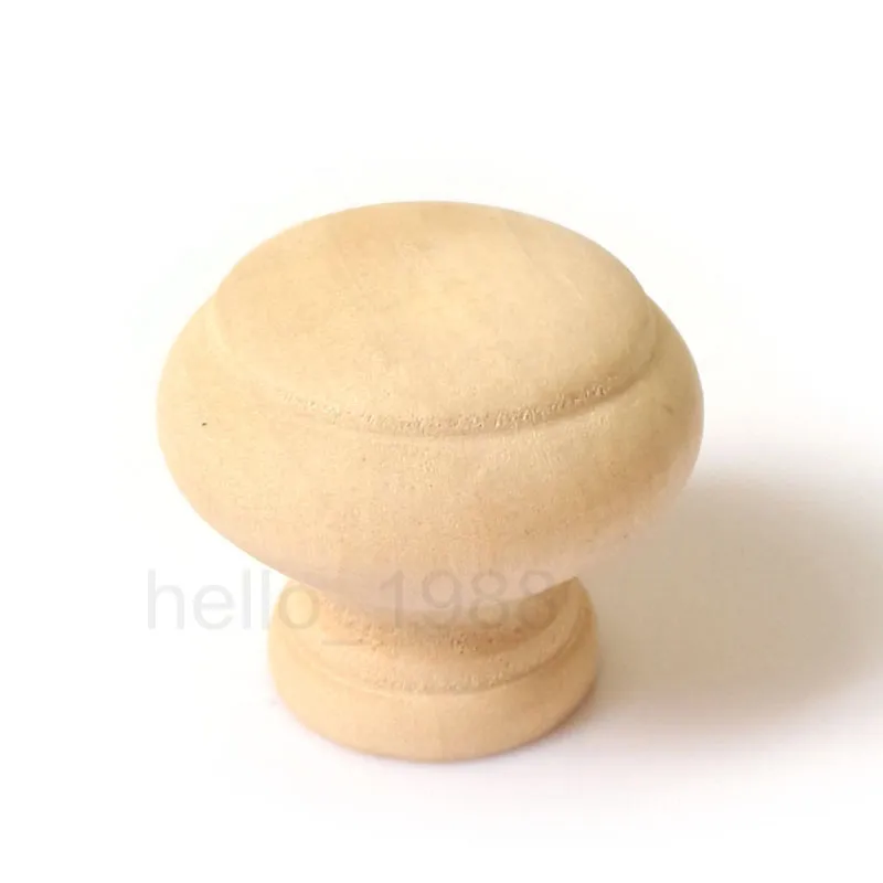 Buy 20pcs 33mm Wooden Wood Knob Handle Pull