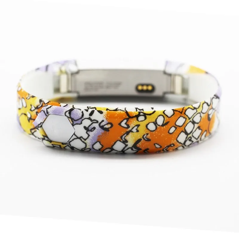 Patterns Large & Small Silicone Fitbit Alta Wristbands Sports Smart DIY Watch Bands Bracelet Strap Replacement in 20 Colors (61)