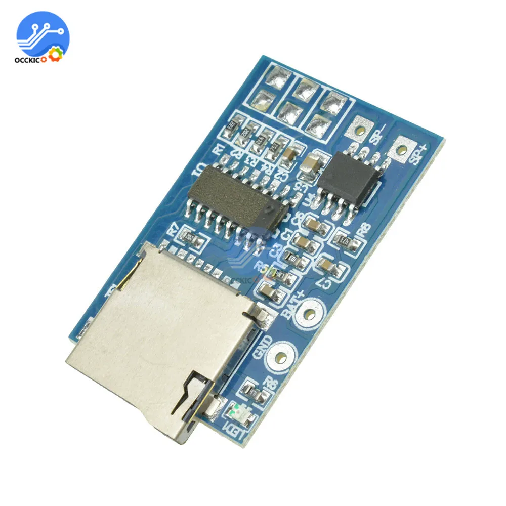 TF карта GPD2846A MP3 декодер плата модуль усилителя 2 Вт режим аудио плеера для