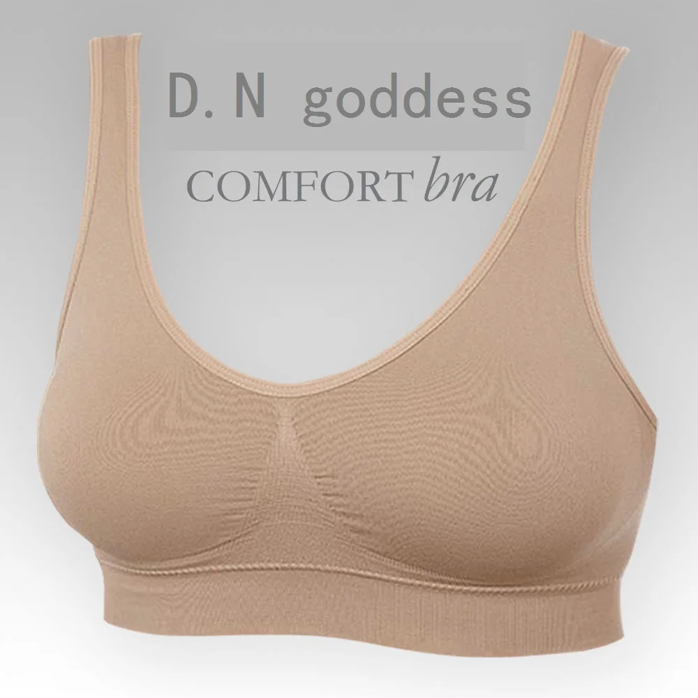 LADIES SEAMLESS BRAS Comfort Fit STRETCH Pull Up SPORT, SUPPORT