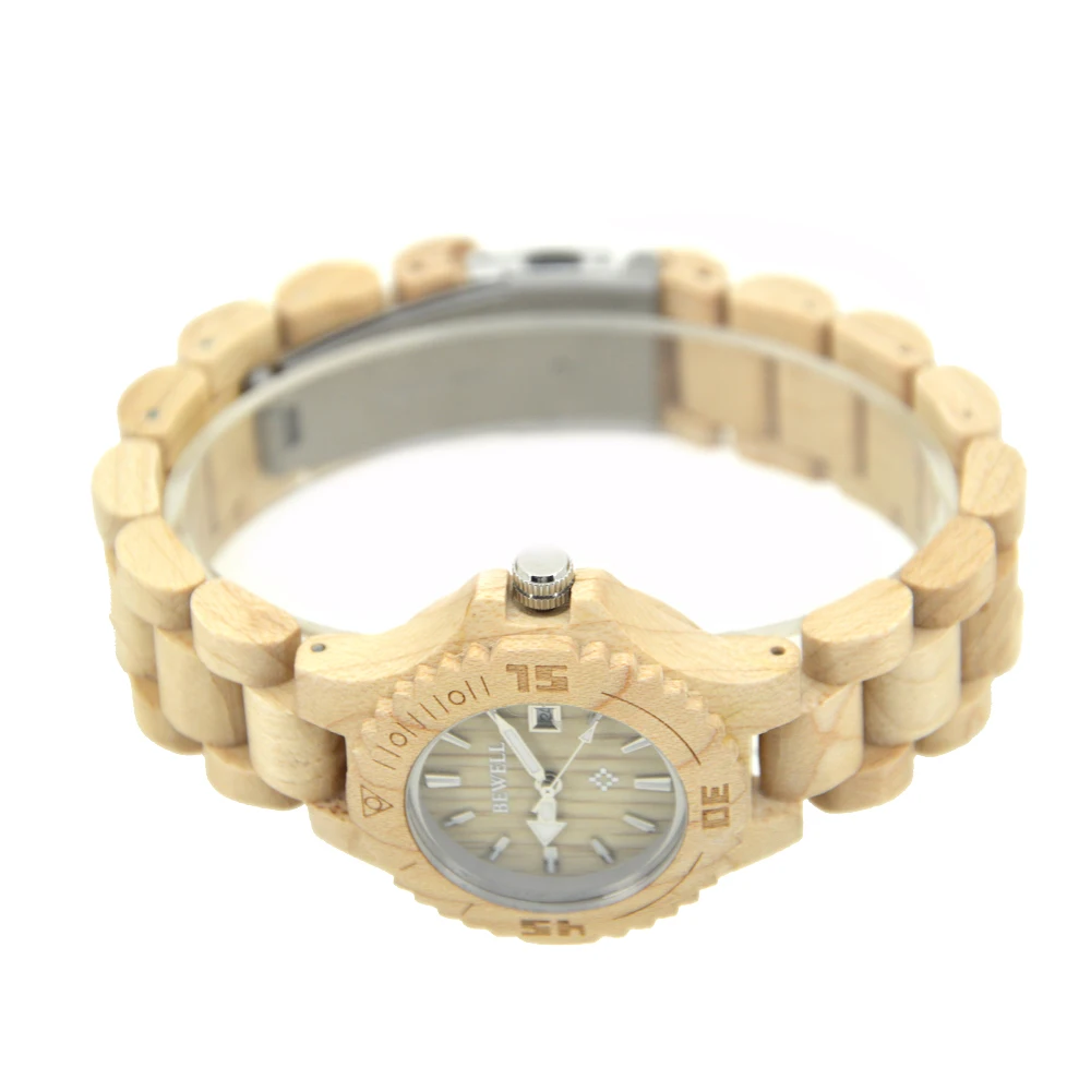 BEWELL WOODEN WATCH