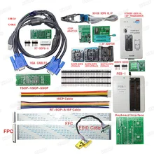 RT809F программатор+ все адаптеры SOP8 IC клип считыватель LCD+ PEB-1 плата расширения+ кабель EDID