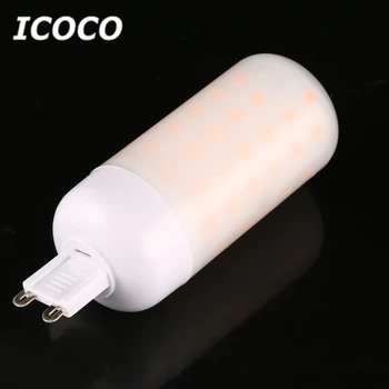 

66 LEDs G9 3W Flame Bulb AC85-265V Simulation Flame Dynamic Lighting Flickering Fire Lamp Drop Shipping