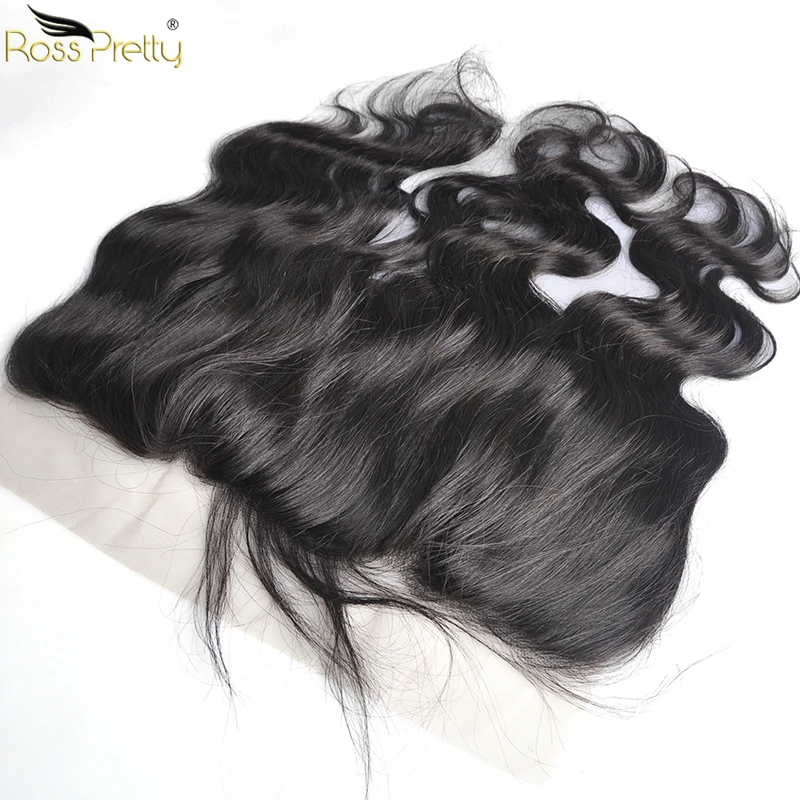 Ross pretty hair brand new style 13x4 frontal swiss lace human hair front baby hair 
