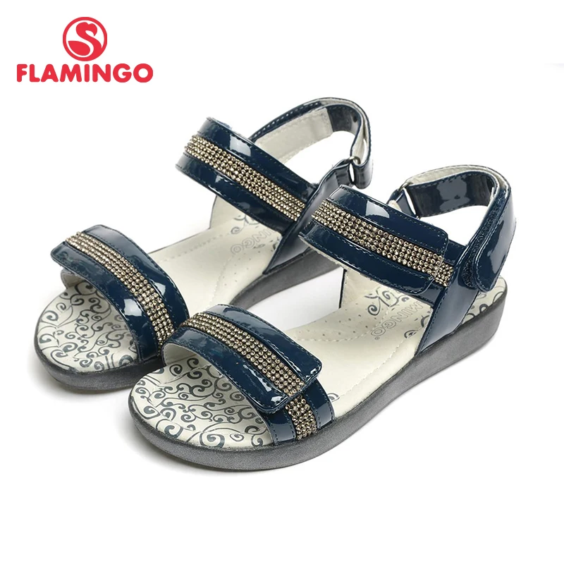 

FLAMINGO 2016 new arrival summer kids shoes fashion high quality 100% genuine leather children sandals for girl QS5722