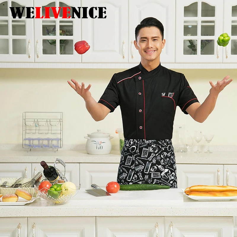 Cooks Kitchen Colors High Quality Chef Uniforms Clothing Female/men