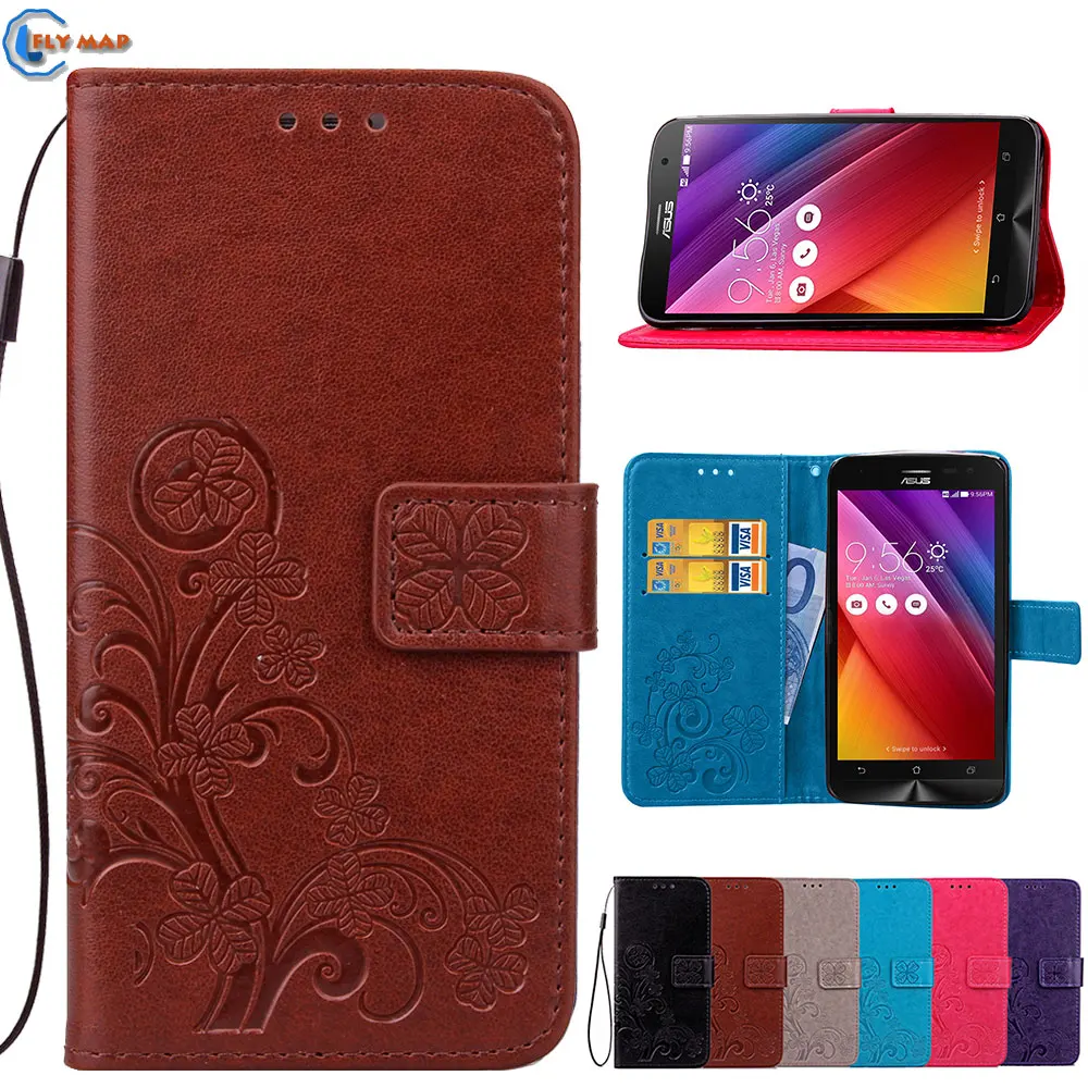 Чехол книжка для ASUS Zenfon 2 Laser ZE500kl Z00ED чехол портмоне из искусственной кожи