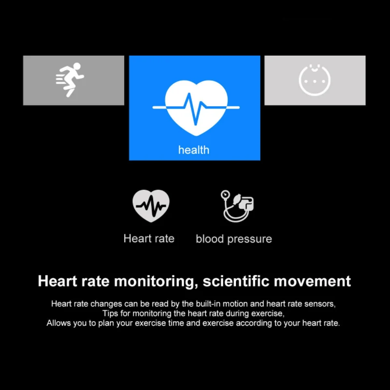 Multifunctional Fitness Activity Heart Rate Sport Wristband For Fitbit Activity Pedometer For Outdoor Indoor Fitness Running