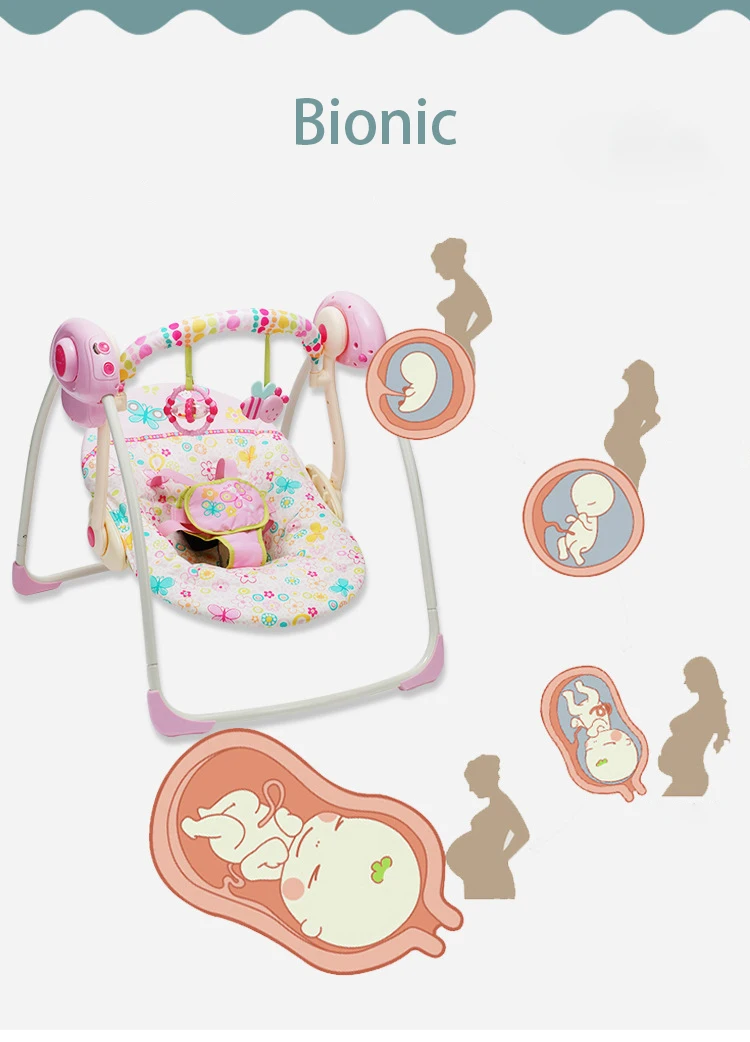 Новорожденный детское кресло-качалка мульти-функция Bebe сон кровать с музыкальными качелями Колыбель Сиденье Портативный детский стул