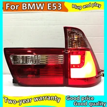 Автомобильный стильный задний фонарь для BMW X5 E53 светодиодный задний светильник 1998-2006 года DRL+ Тормозная лампа+ лампа заднего хода