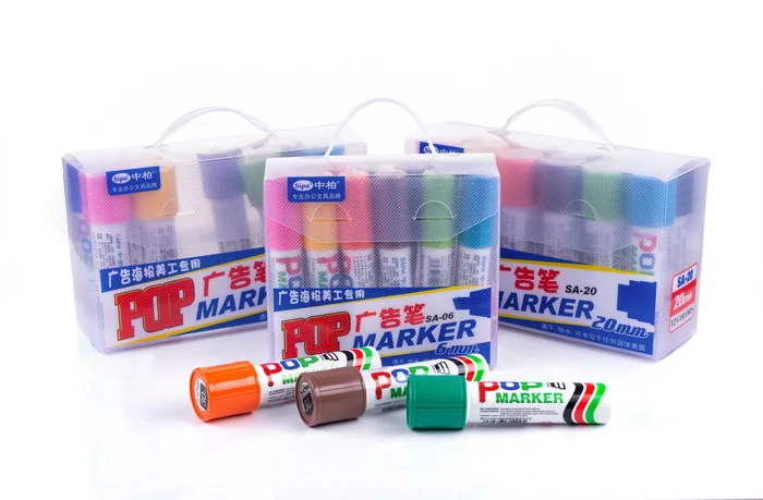 Sipa поп маркеры водонепроницаемые ручки для Ad дизайн 30 мм маркеры для рисования магазин продвижение большие слова Примечание