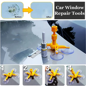 

Pressure cylinder Windshield Repair Kit Repair fluid Kit Bracket Cylinder Fluid