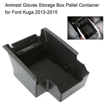 Автомобиль для укладки Центральной Контейнер Коробка для Ford Kuga 2013- Консоли Подлокотник Перчатки Коробка Для Хранения Паллет Контейнер Автомобиля хранения