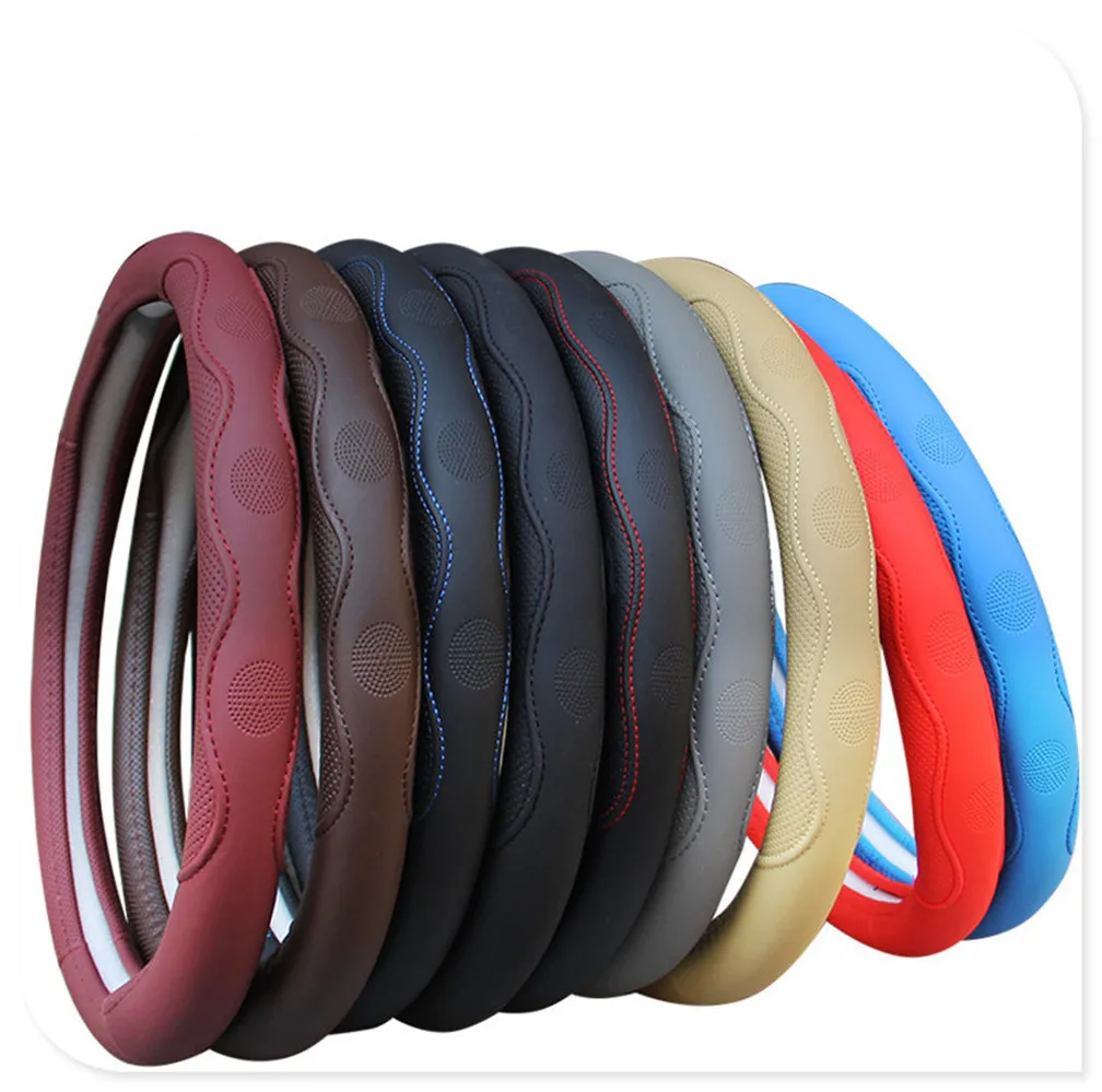 Car 38cm Steering Wheel Cover Braid Non-slip Auto for Lexus LF-Gh SC IS250C HS SC430 LS600h LS460 LF-Ch LS LF-1 LC CT NX | Автомобили и
