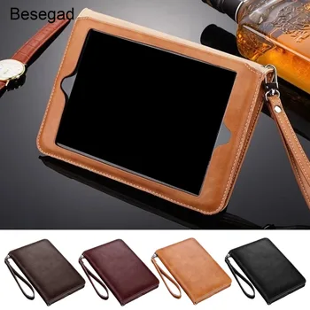 

Besegad PU Leather Stand Smart Case Cover Pouch Sleeve Skin for Apple iPad Air 1 2 i Pad 5 6 7 9.7inch gadgets capa caso capinha
