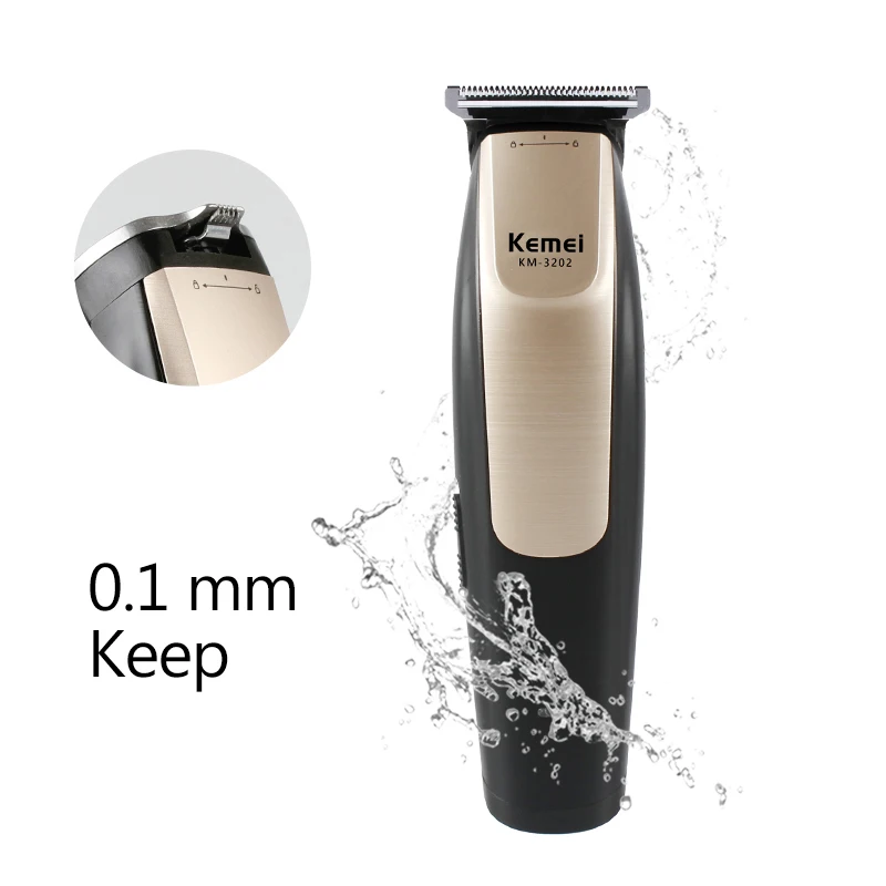 

Kemei Baldheaded hair trimmer Electric Hair Clipper Rechargeable Modelling Trimmer Razor Cordless Adjustable KM3202