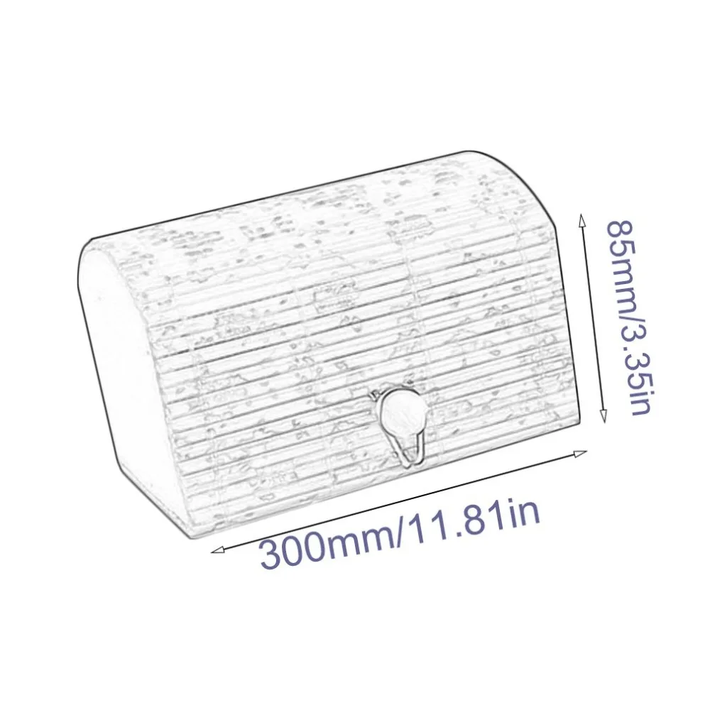 Бамбуковый бардачок для штор, кольцо, ожерелье, серьги, бамбуковый Деревянный чехол, ювелирные изделия, шикарные коробки для хранения, держатель
