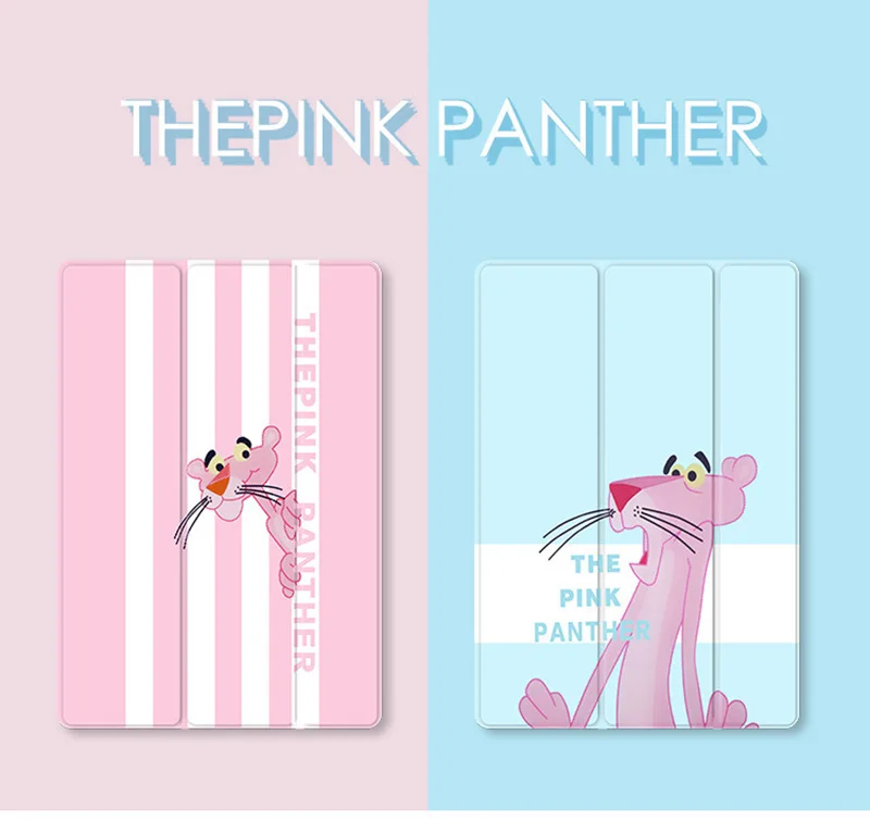 

Lovely thin Case for Apple iPad Air 2 Auto Wake Up Sleep Flip PU Leather Case Cover With Smart Stand Holder for cartoon iPad 6