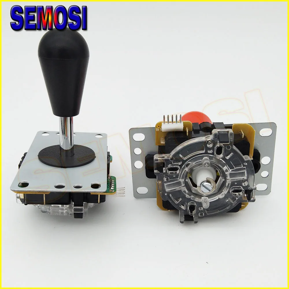 

2pcs/lot New Style Sanwa Arcade Joystick 4 / 8 Way Operation Fighting Stick Oval Topball for Game Machine Part DIY