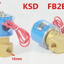 1/4 ''электромагнитный клапан прямого действия FB2E-V-08 VITON компактный KSD 2/2 клапанов DC12V, DC24V, AC110V или AC220V