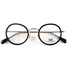 Премиум круглые металлические оправы для очков