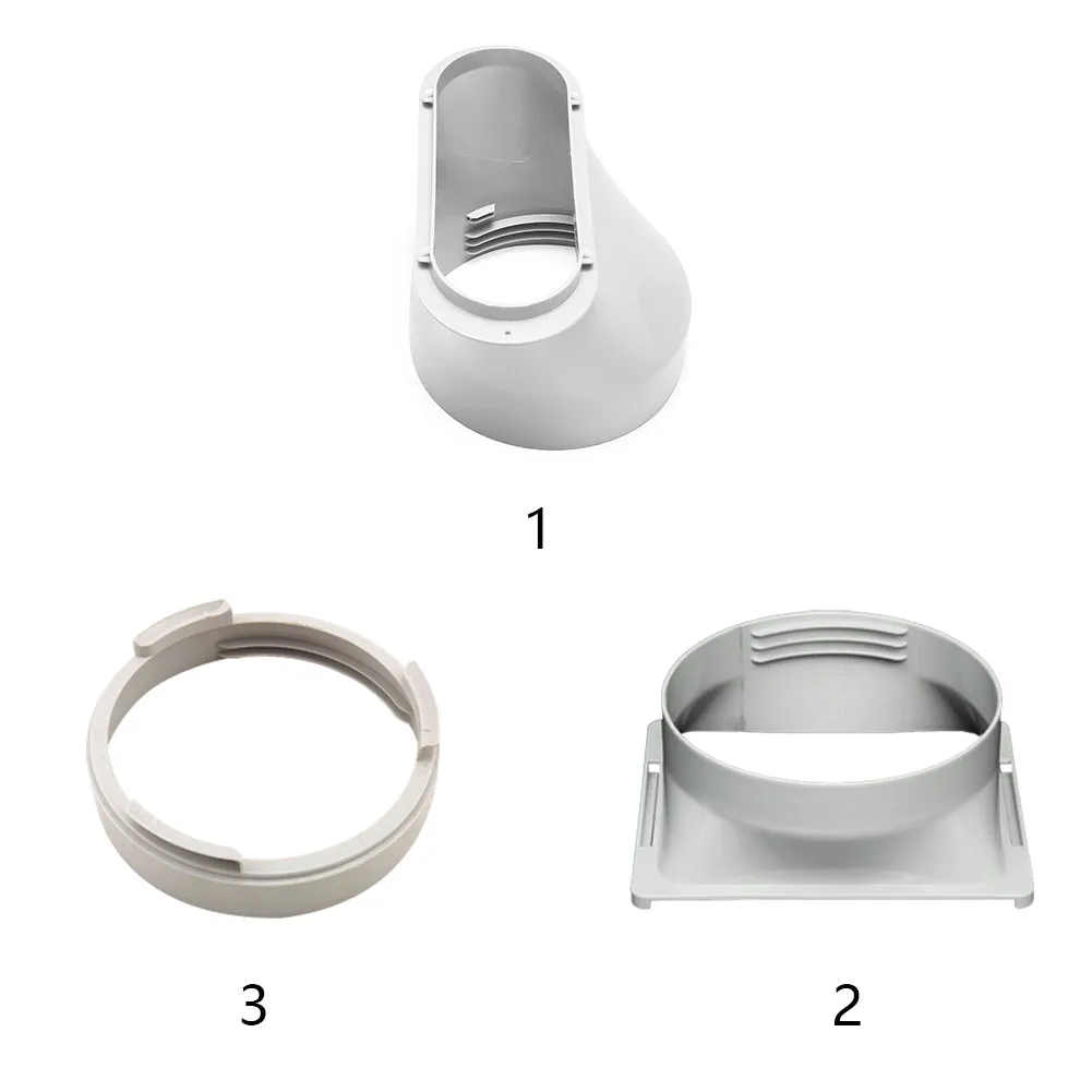 

ABS Durable Adapter Portable Hose Connector Accessories White 15cm Practical Exhaust Duct Interface Air Conditioner Part