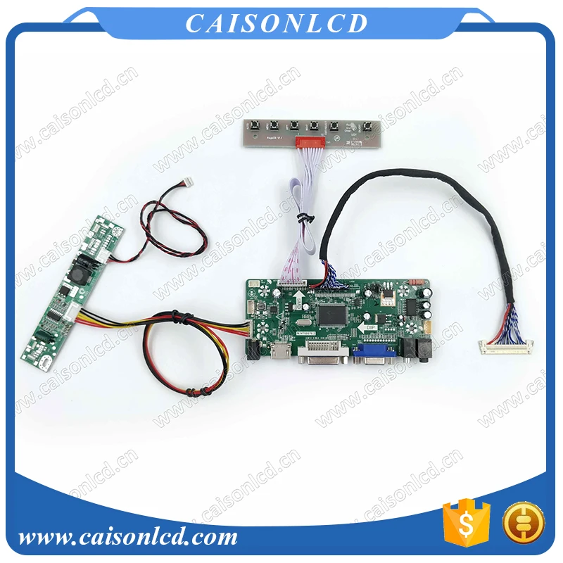 

Free Shipping LCD LVDS Controller board with HDMI DVI VGA for 21.5" 1920X1080 LCD TFT Panel: MV215FHM-N30 N40 N60 N70