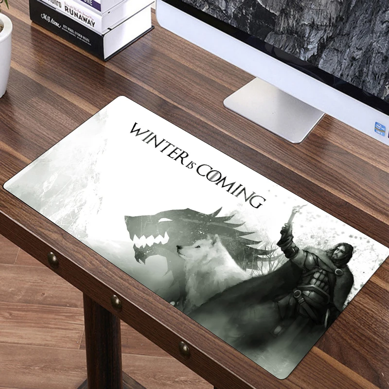 

FFFAS 70x30cm Large Gamer Gaming Mouse Pad Mat Big Game of Thrones Ice and Fire Song Decor Mousepad Desk Notebook Laptop Cushion