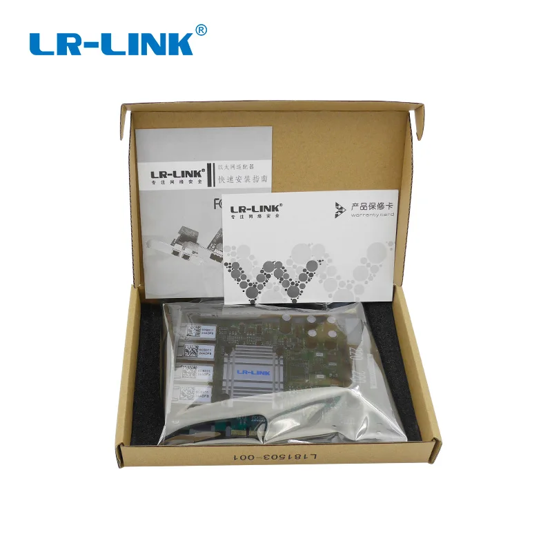 LR Link 9724HT POE Quad Port POE Frame Grabber Gigabit Ethernet RJ45 Video Capture Card Intel 5