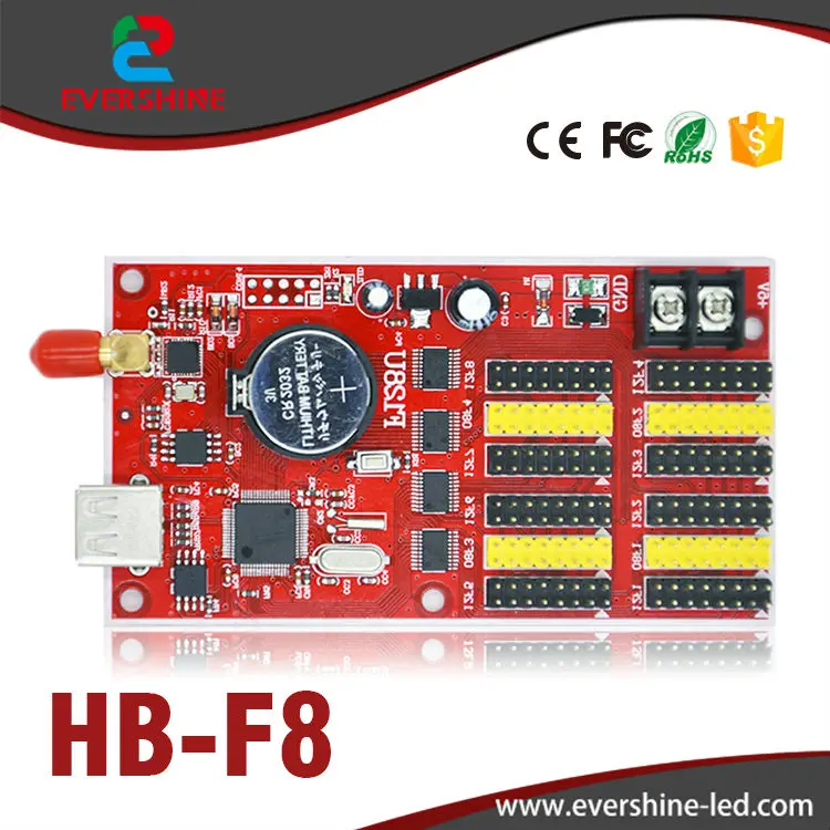 

HB-F8 WIFI+U Disk P10 LED Display Control Card