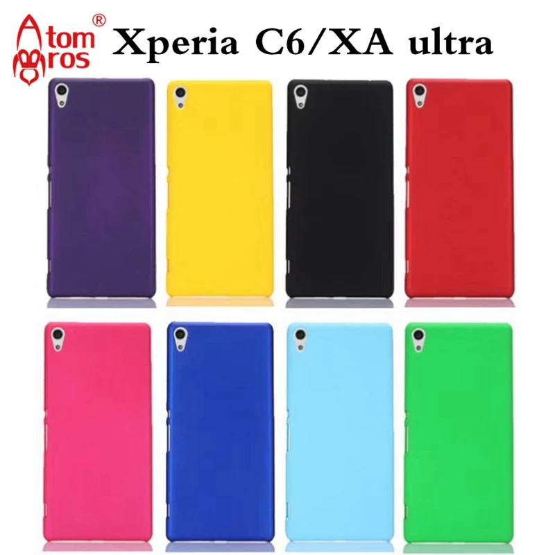 Тонкий цветной резиновый матовый пластиковый чехол для Sony Xperia XA Ultra/Xperia C6